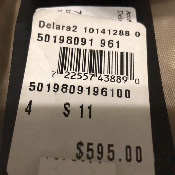 Hugo Boss Delara2 Gray wrap dress size 4 Made in Bulgaria - Picture 8 of 10